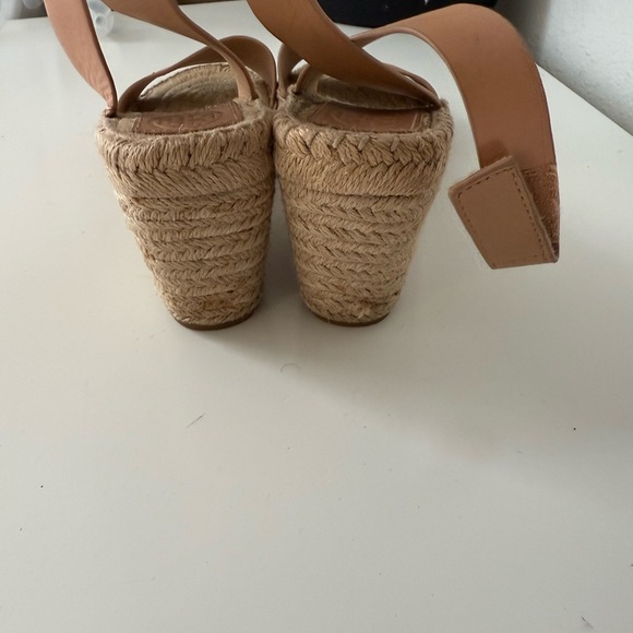 Tory Burch Nude Wedge Sandals - Picture 5 of 6